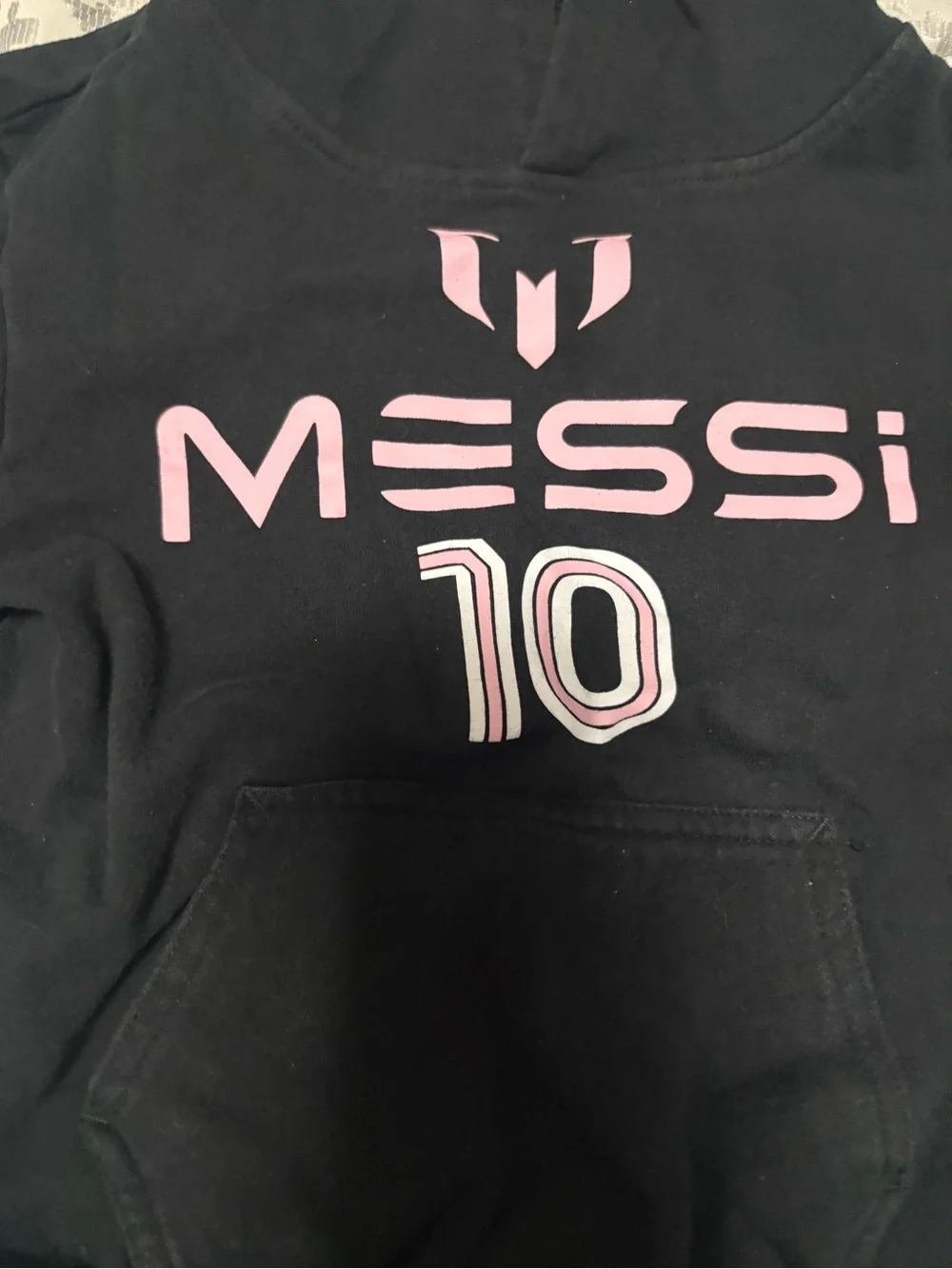 Messi Collection Kids Black Hoodie Jogger Set Size 8